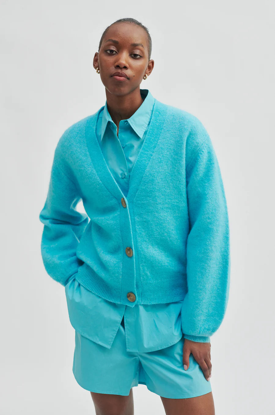 Brook knit short shop cardigan