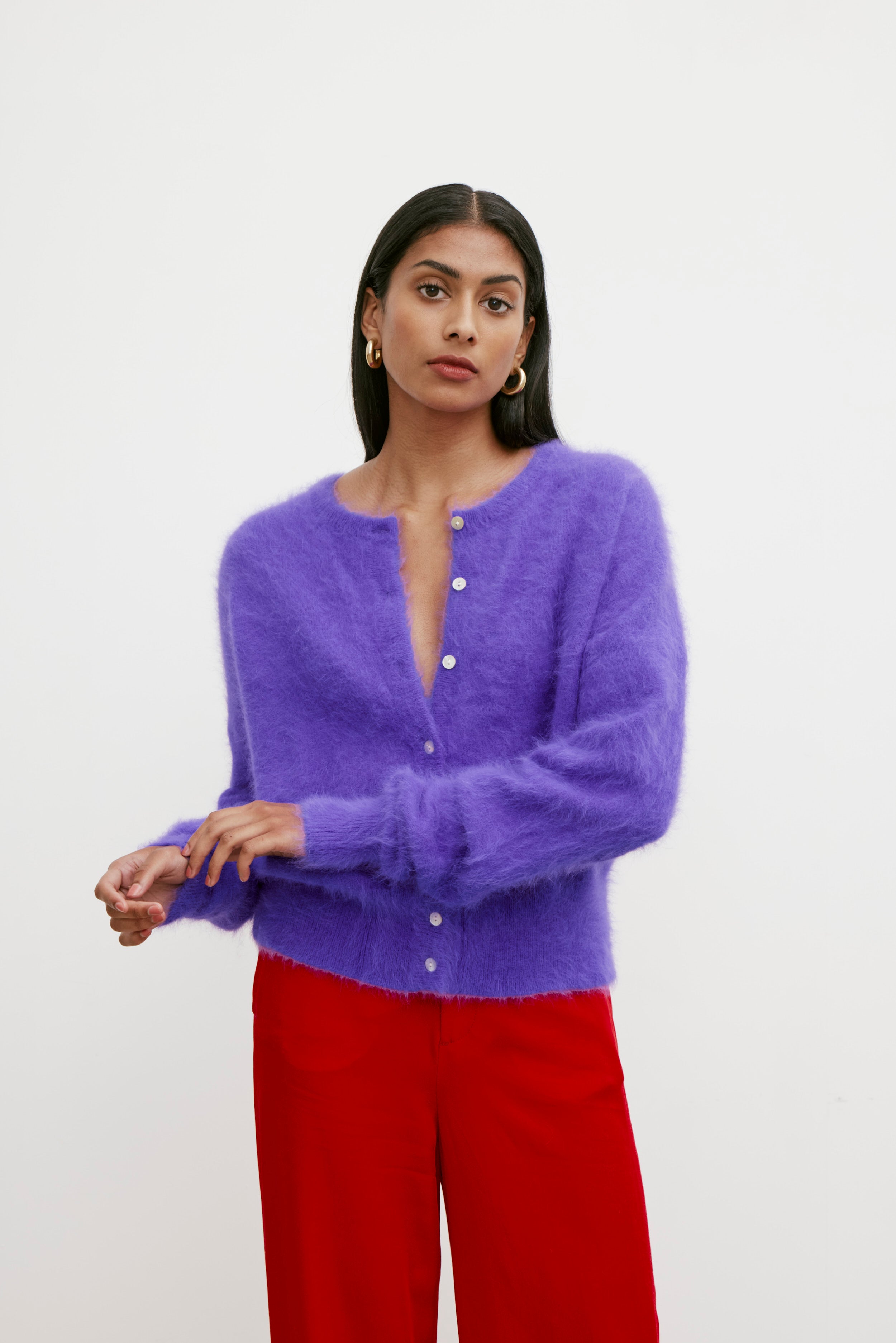 Frankie Cardigan - Purple