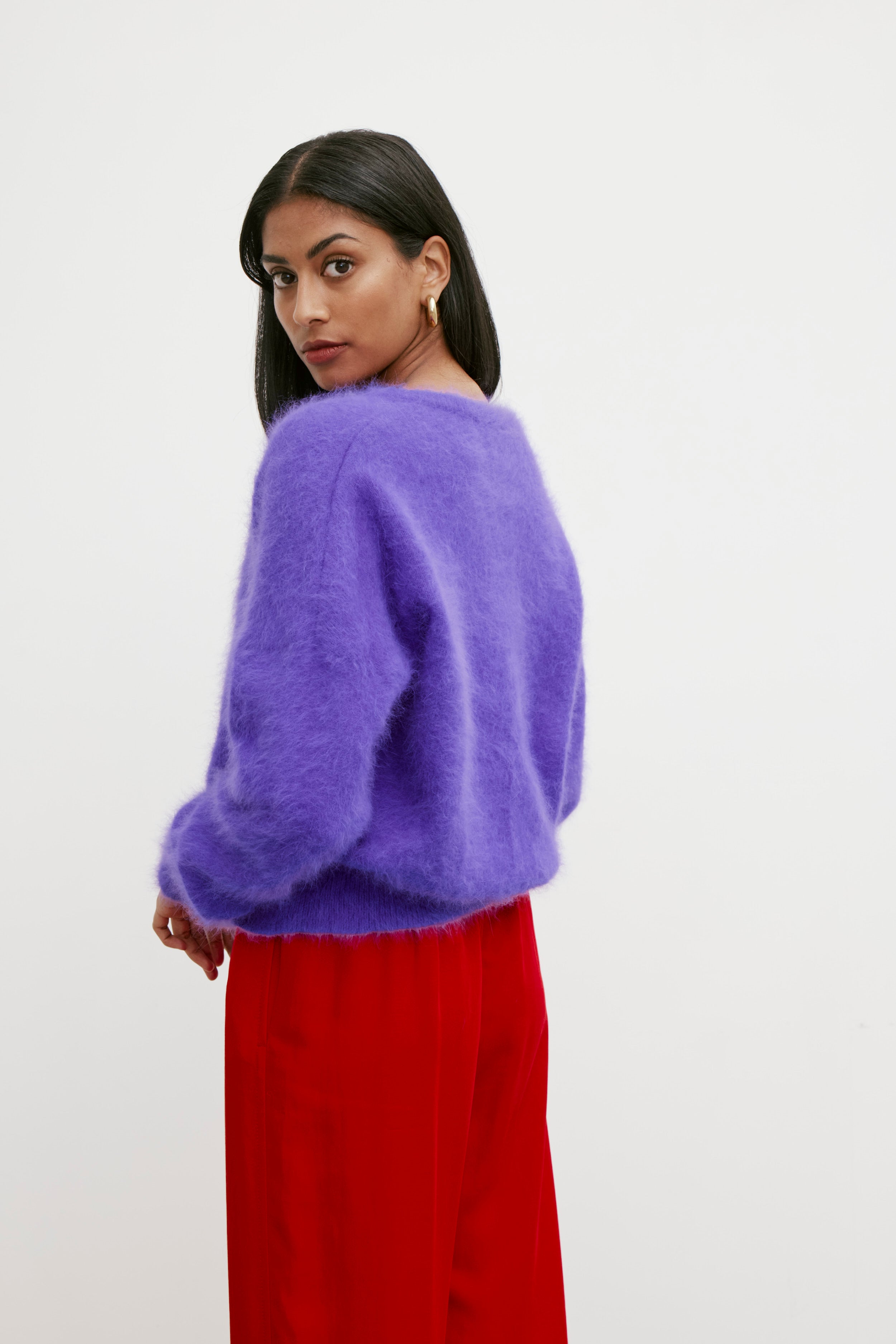 Frankie Cardigan - Purple
