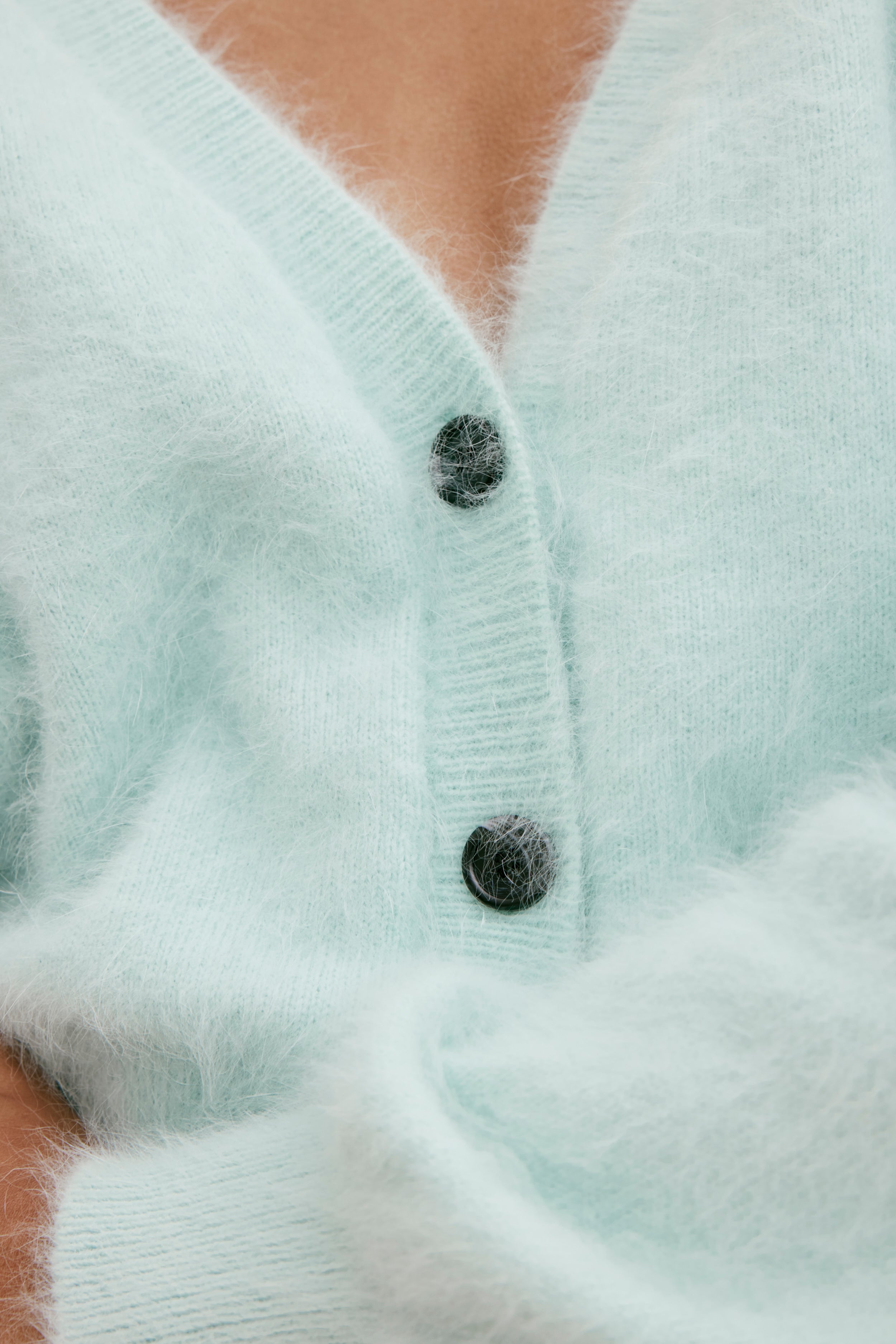 Cecilia Crop Cardigan - Mint