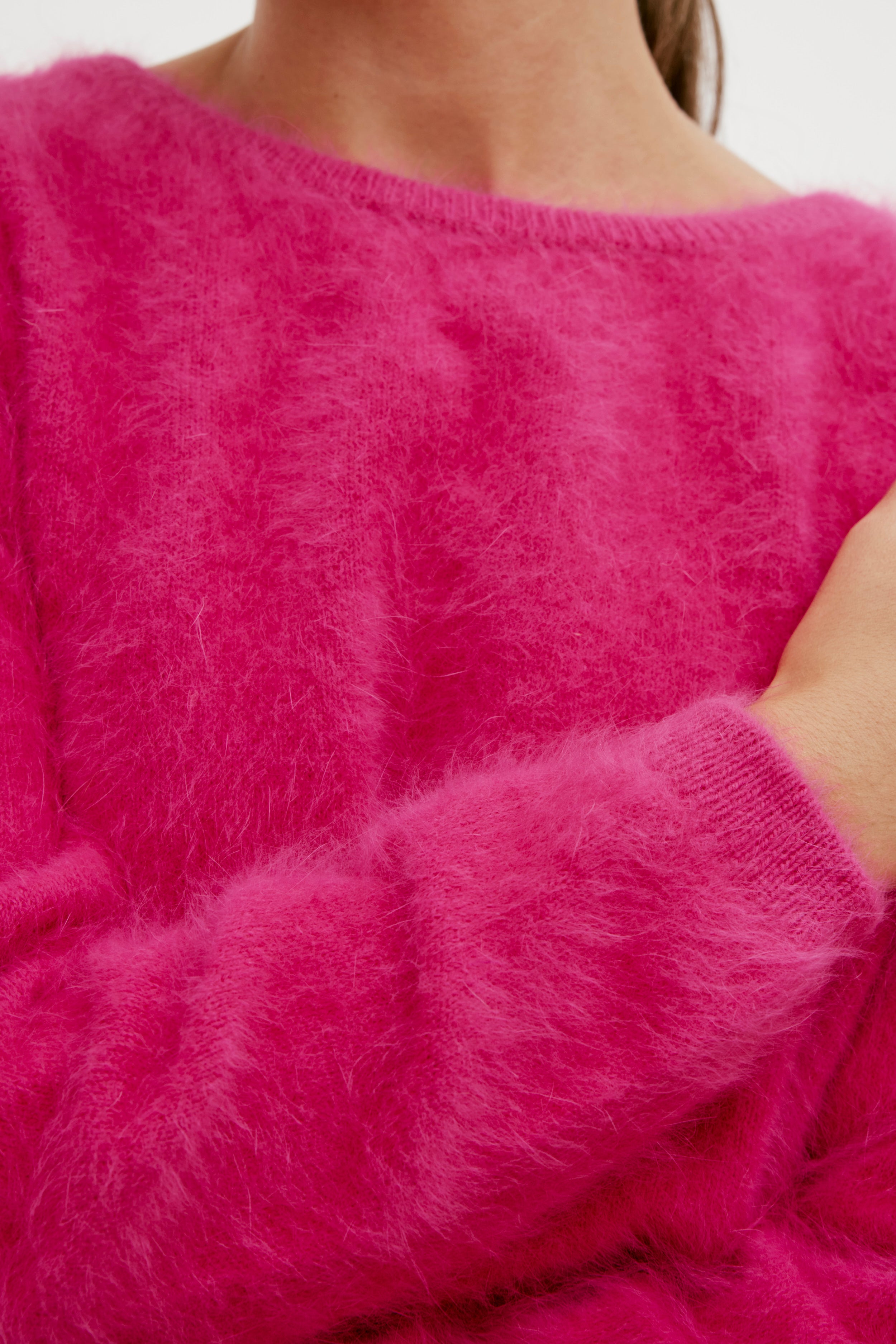 Stella Boat Neck - Magenta