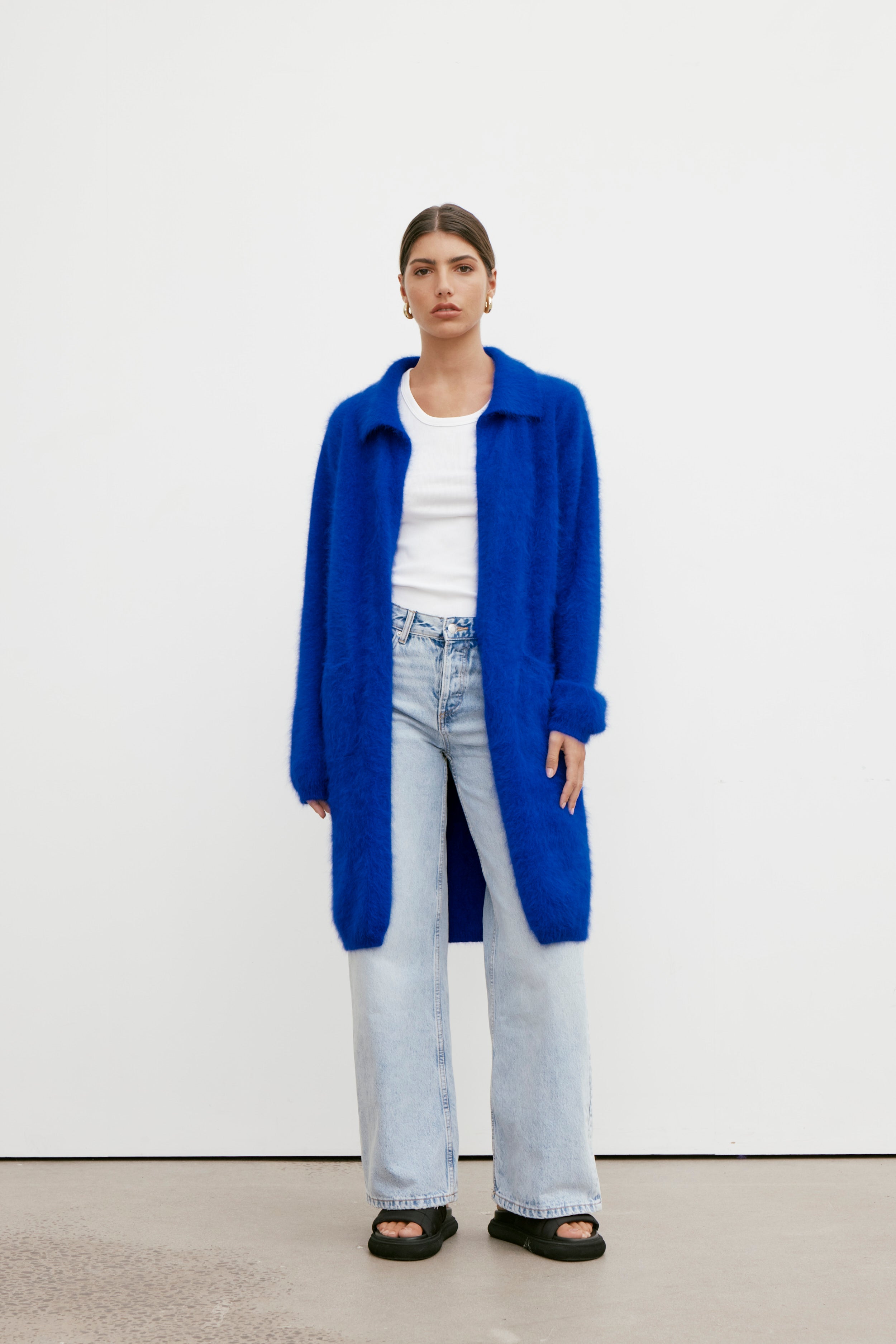 Carla Cardigan - Cobalt