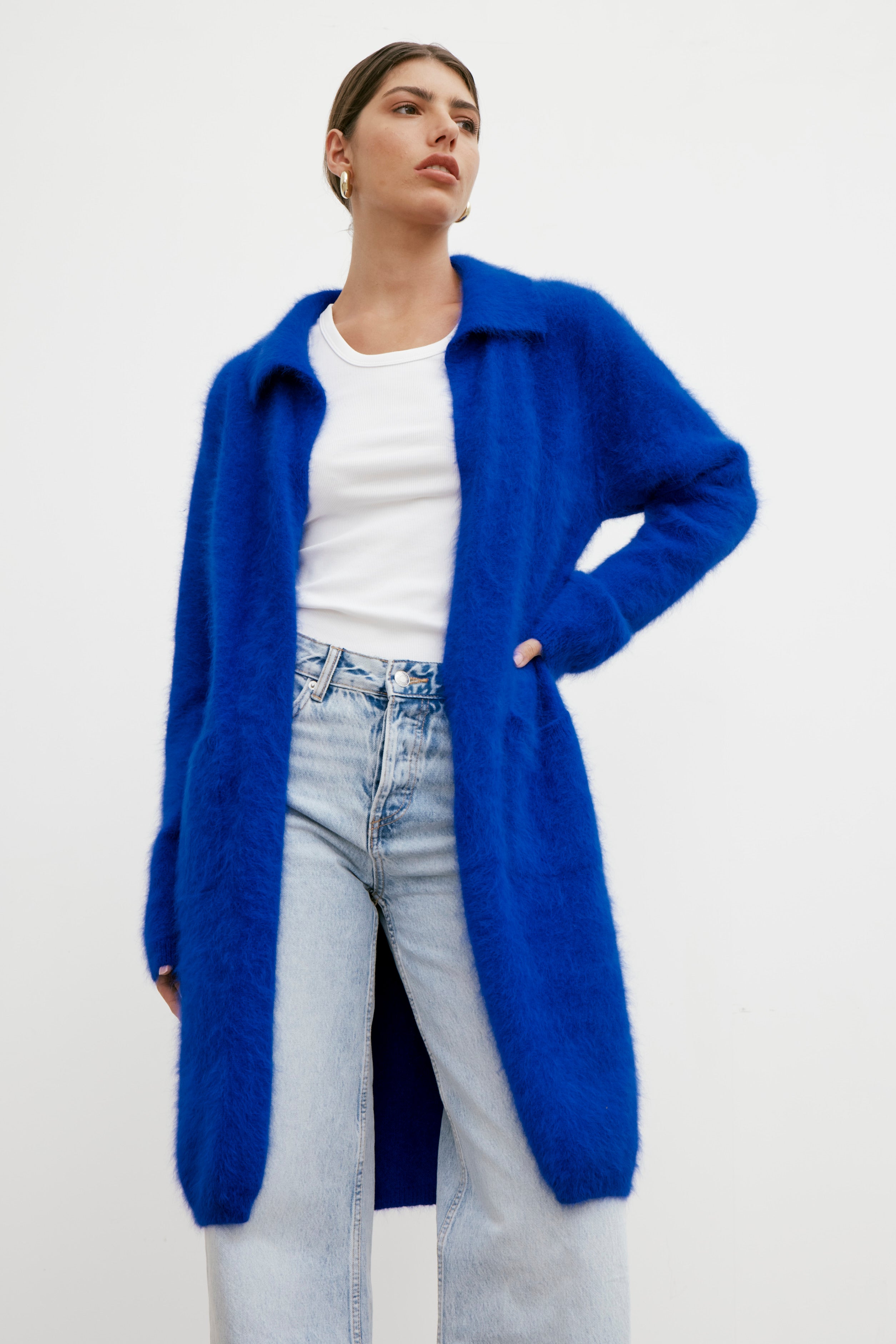 Carla Cardigan - Cobalt