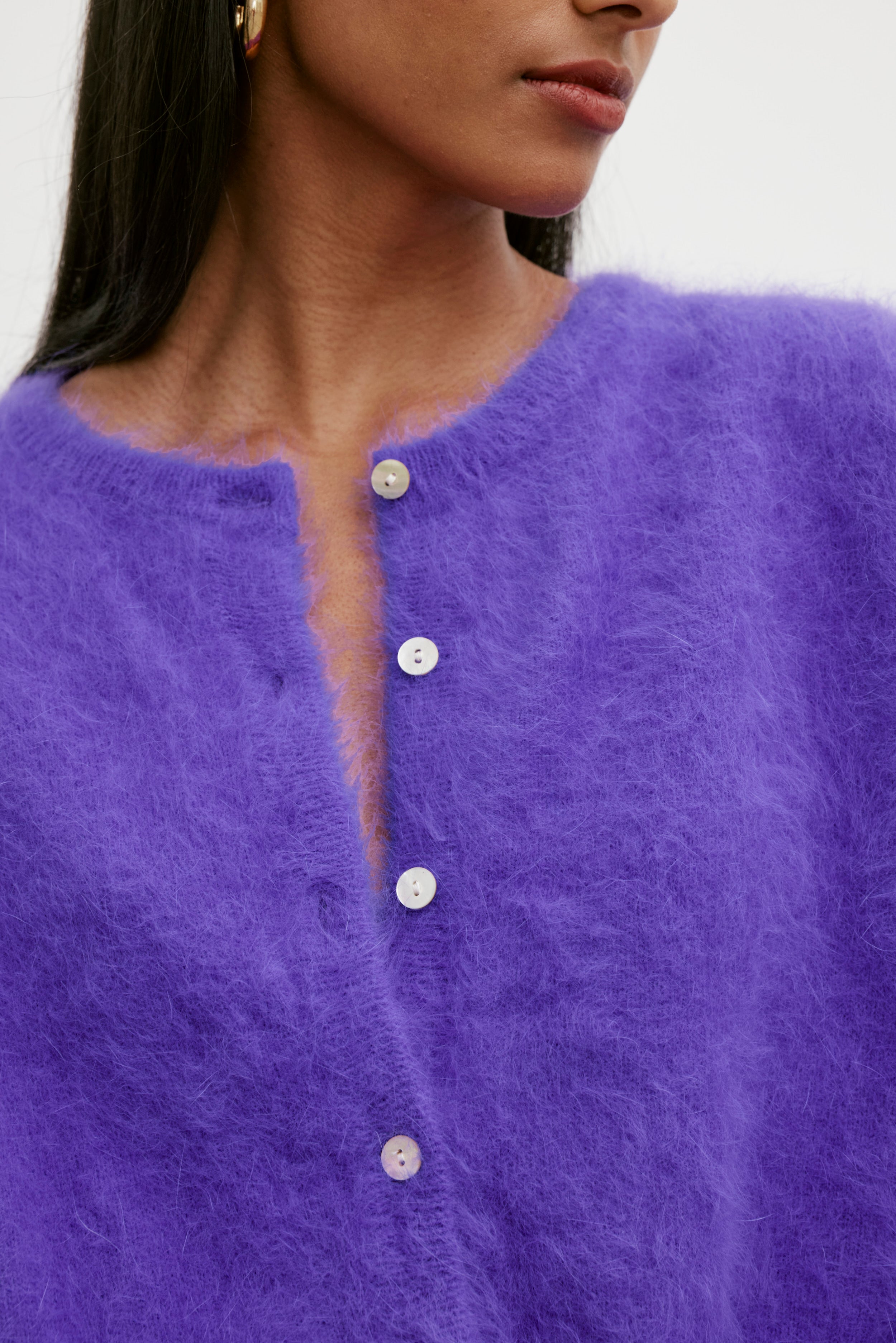 Frankie Cardigan - Purple