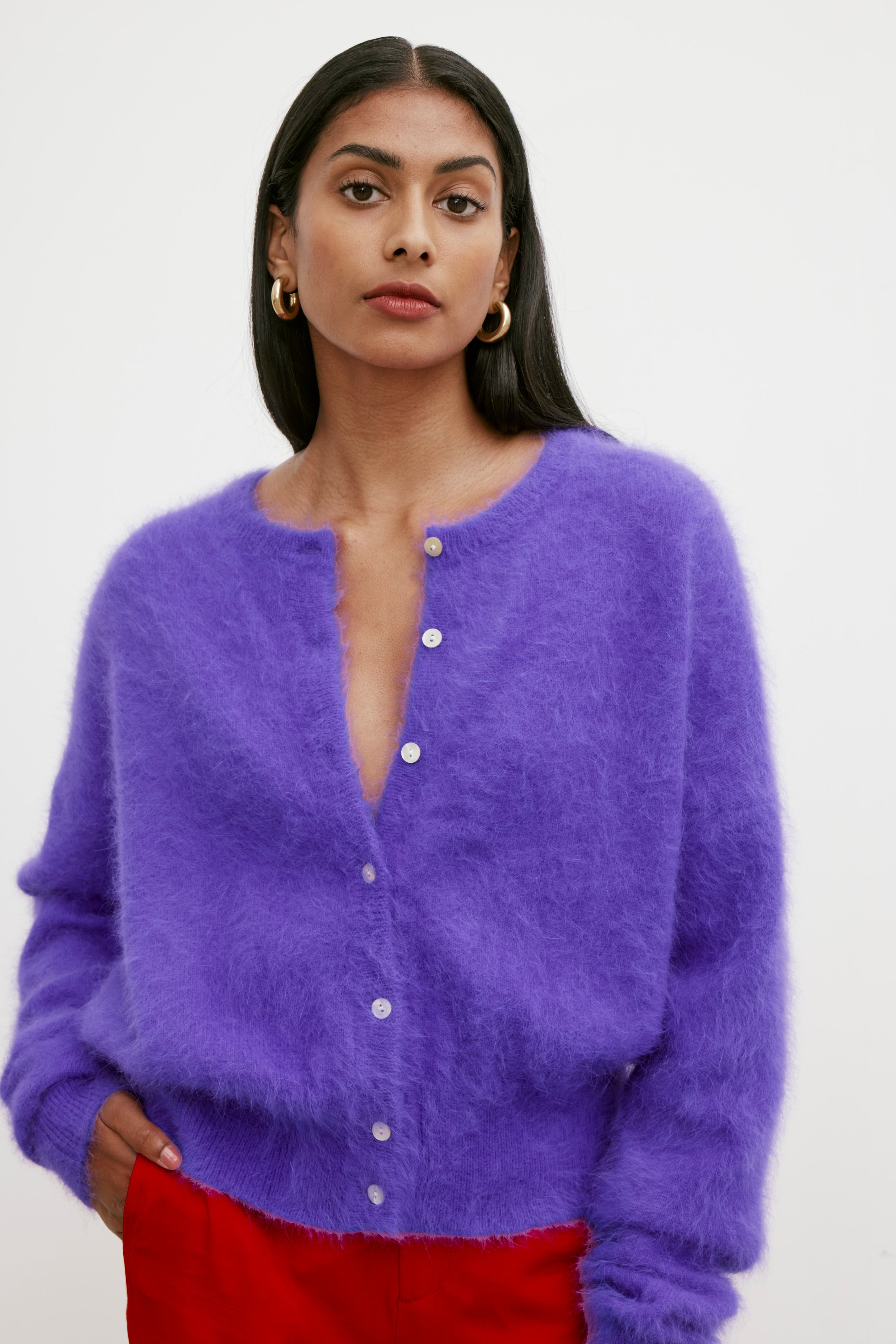 Frankie Cardigan - Purple