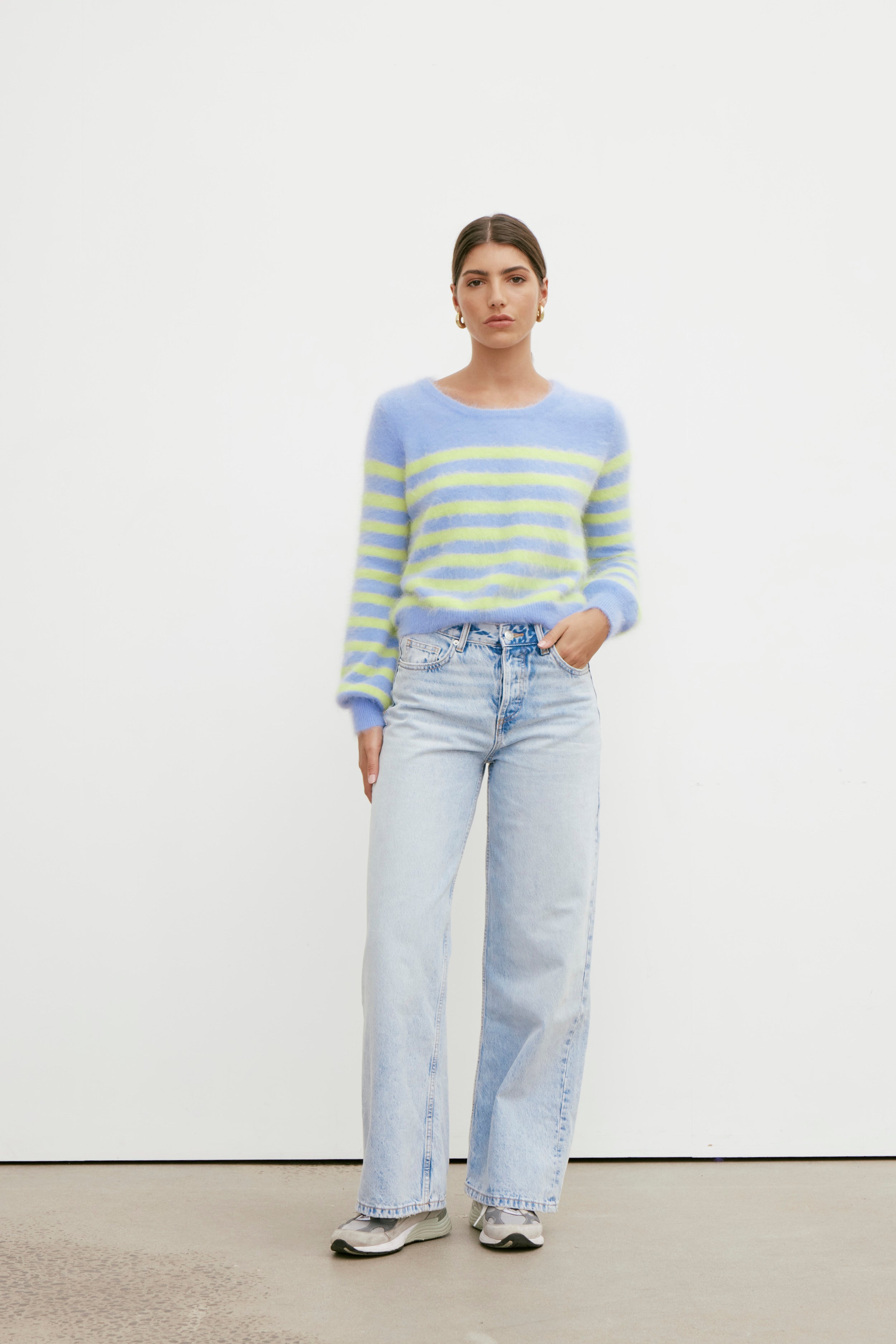 Tara Stripe - Periwinkle