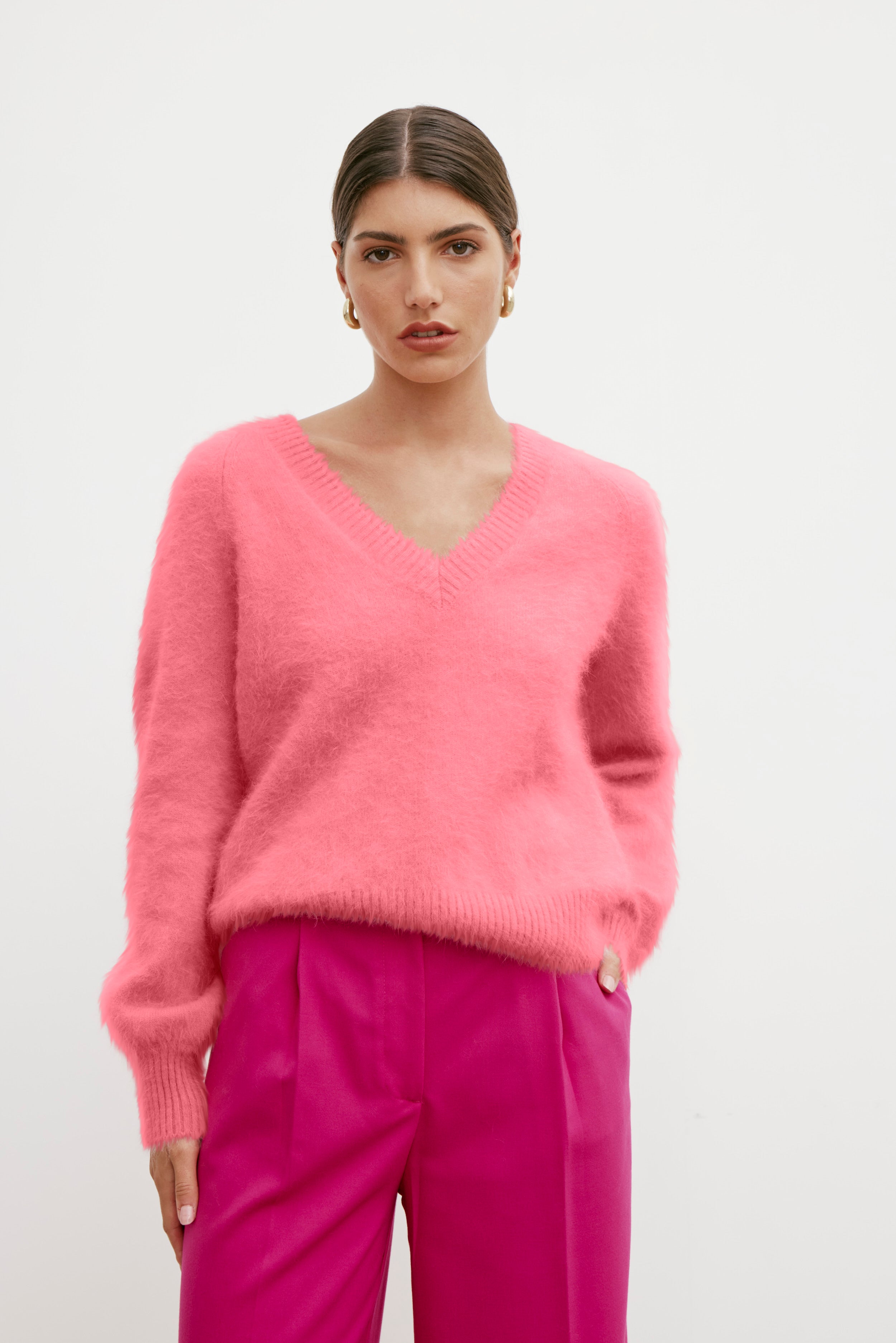 Isabella V Neck - Punch
