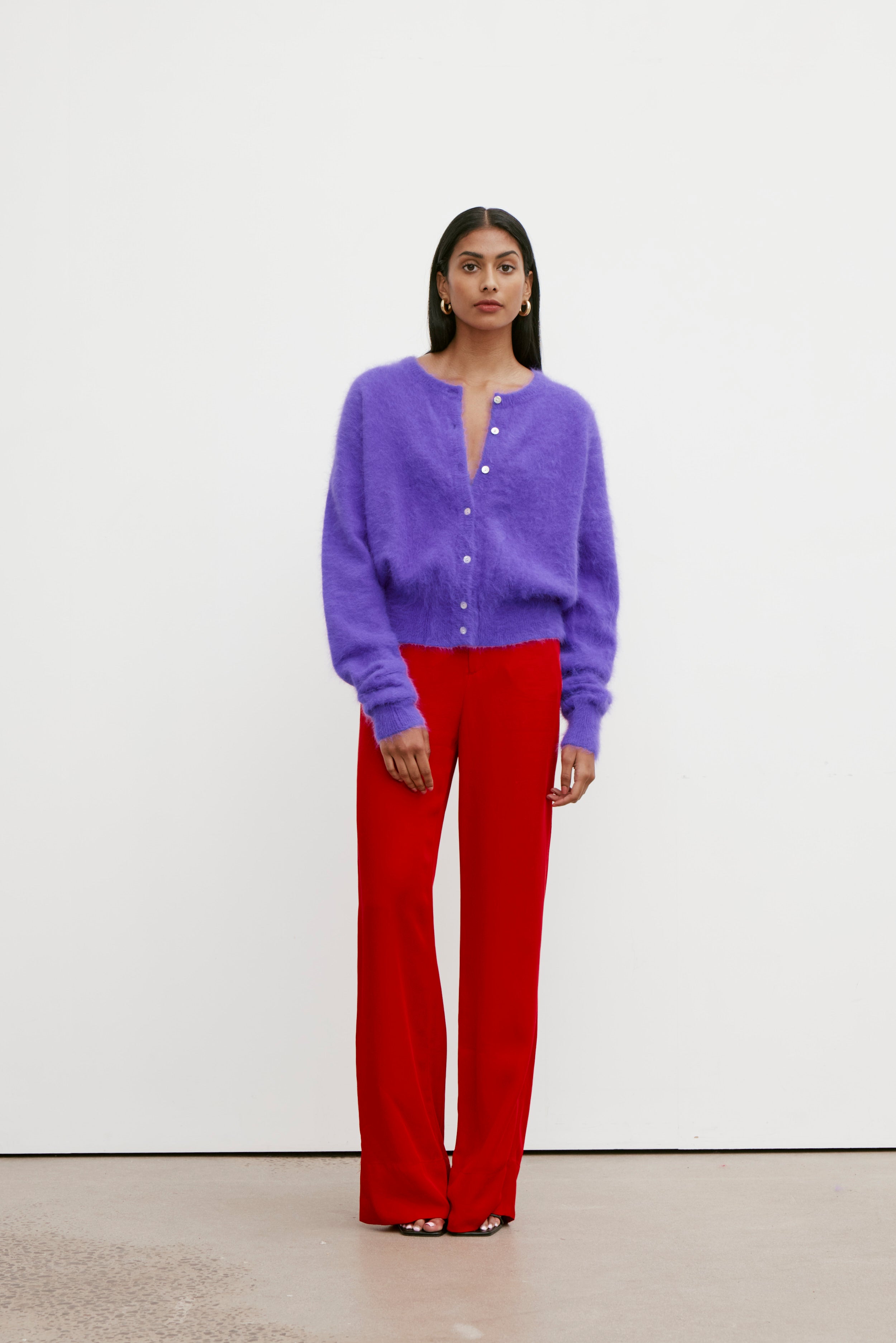 Frankie Cardigan - Purple