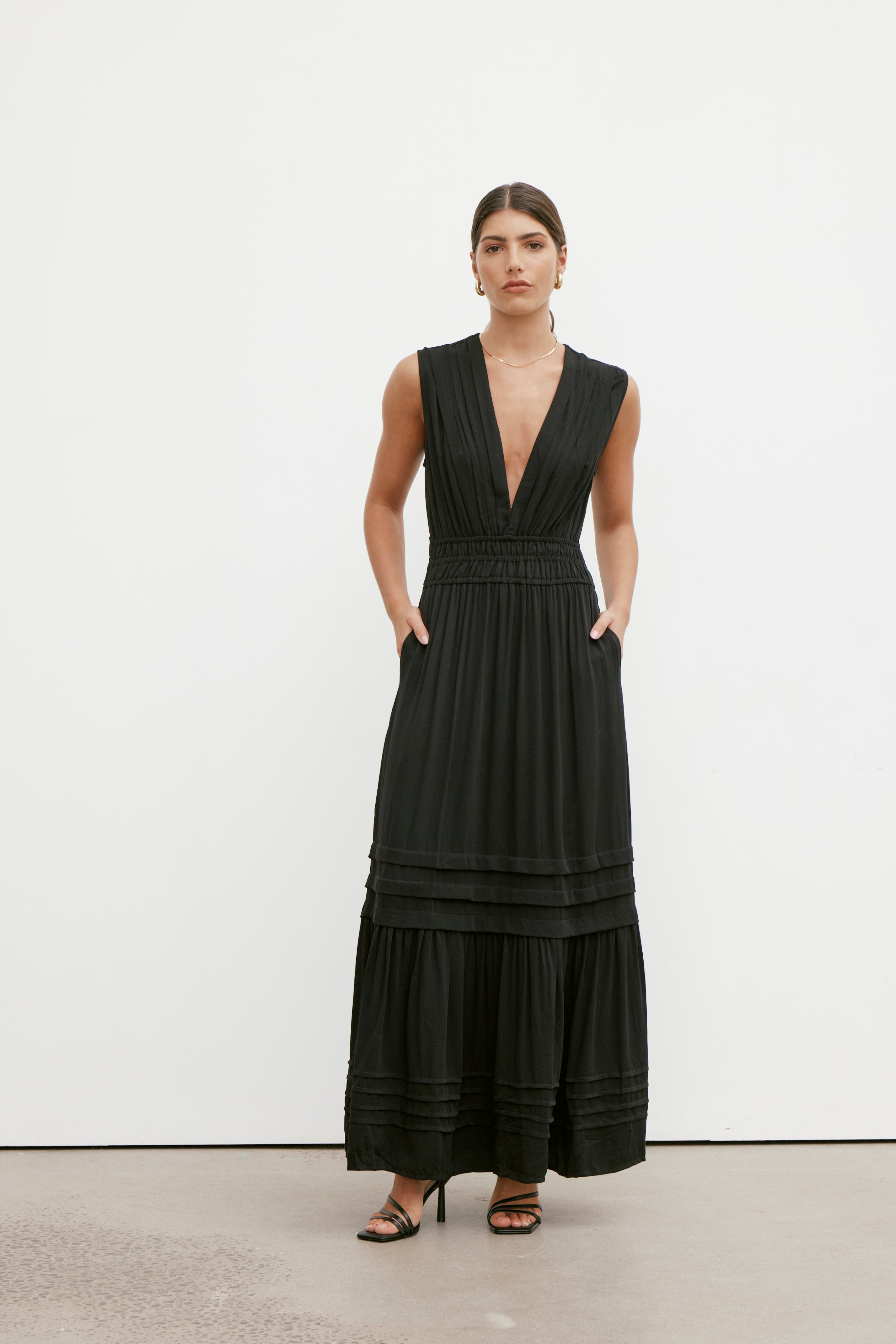 Athena Dress- Black