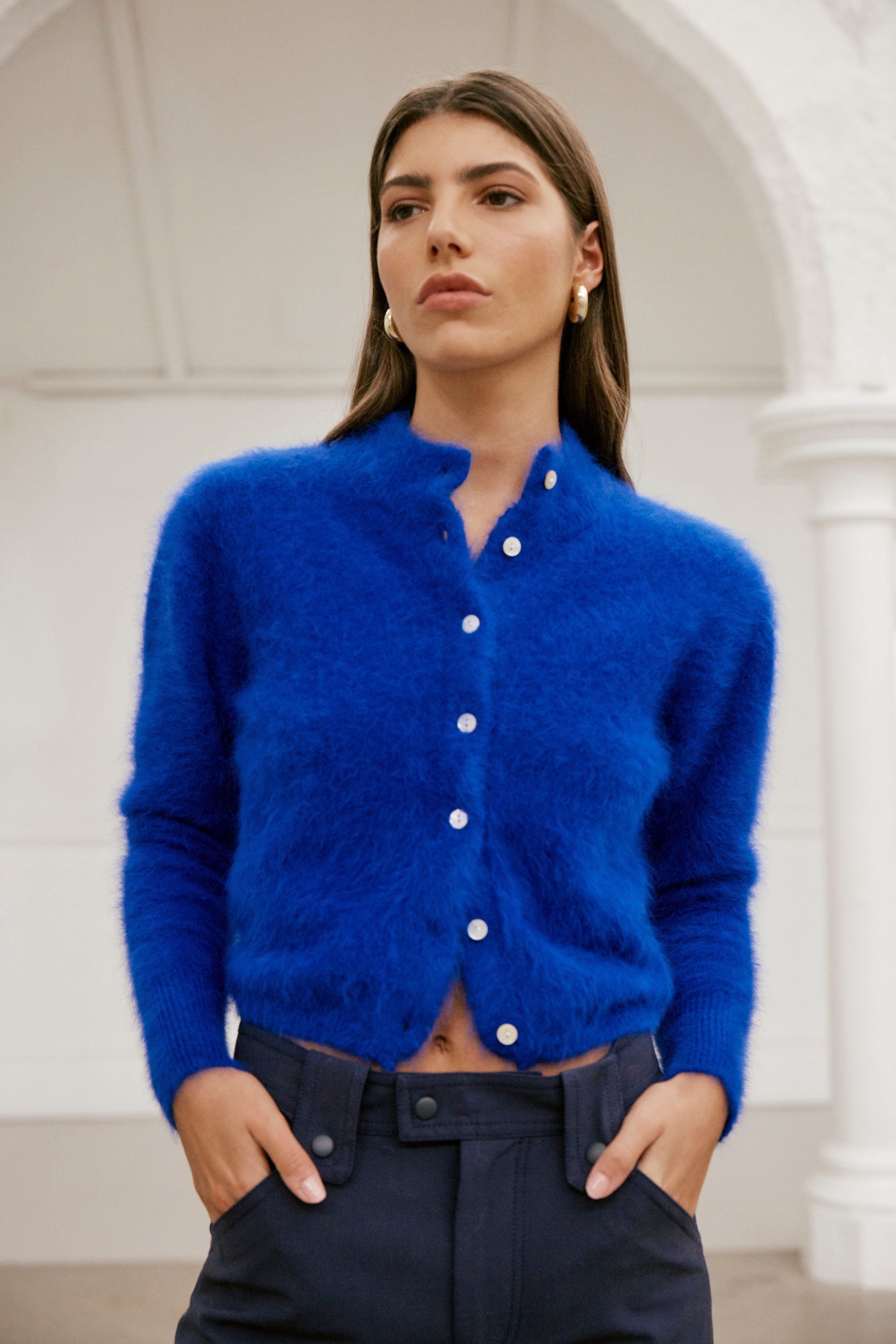 Bella Cardigan - Cobalt
