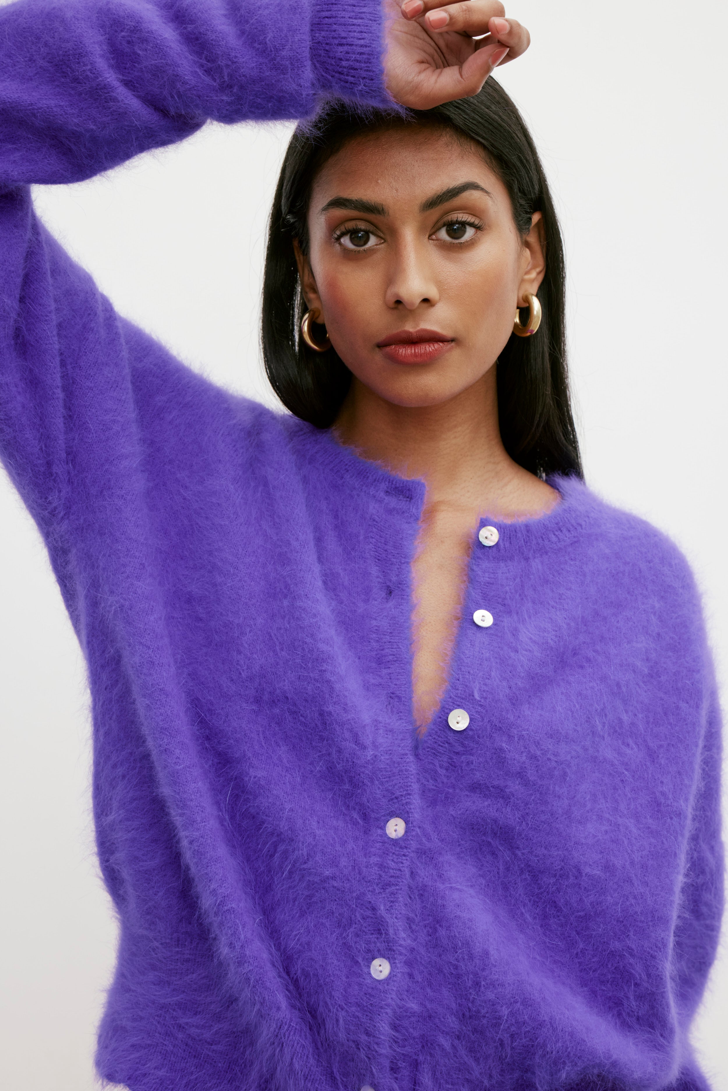 Frankie Cardigan - Purple