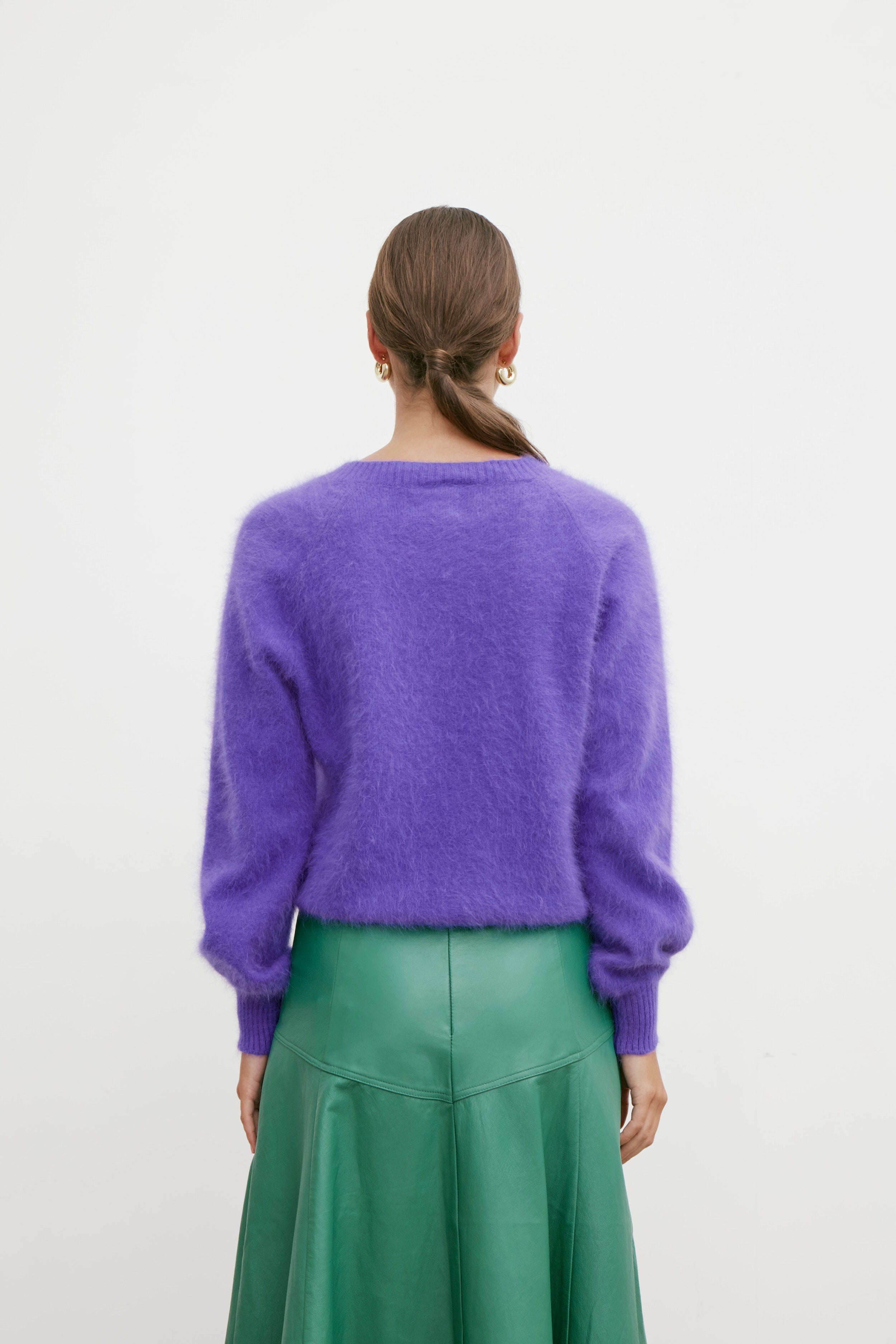 Isabella V Neck - Purple