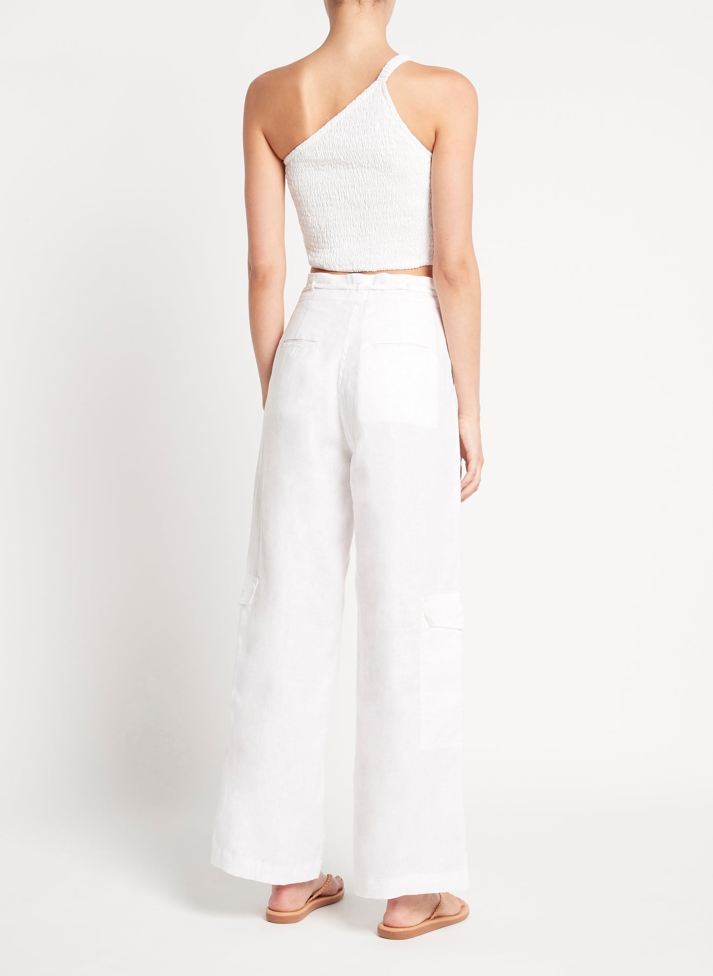 Le Manoa Top Bau - White
