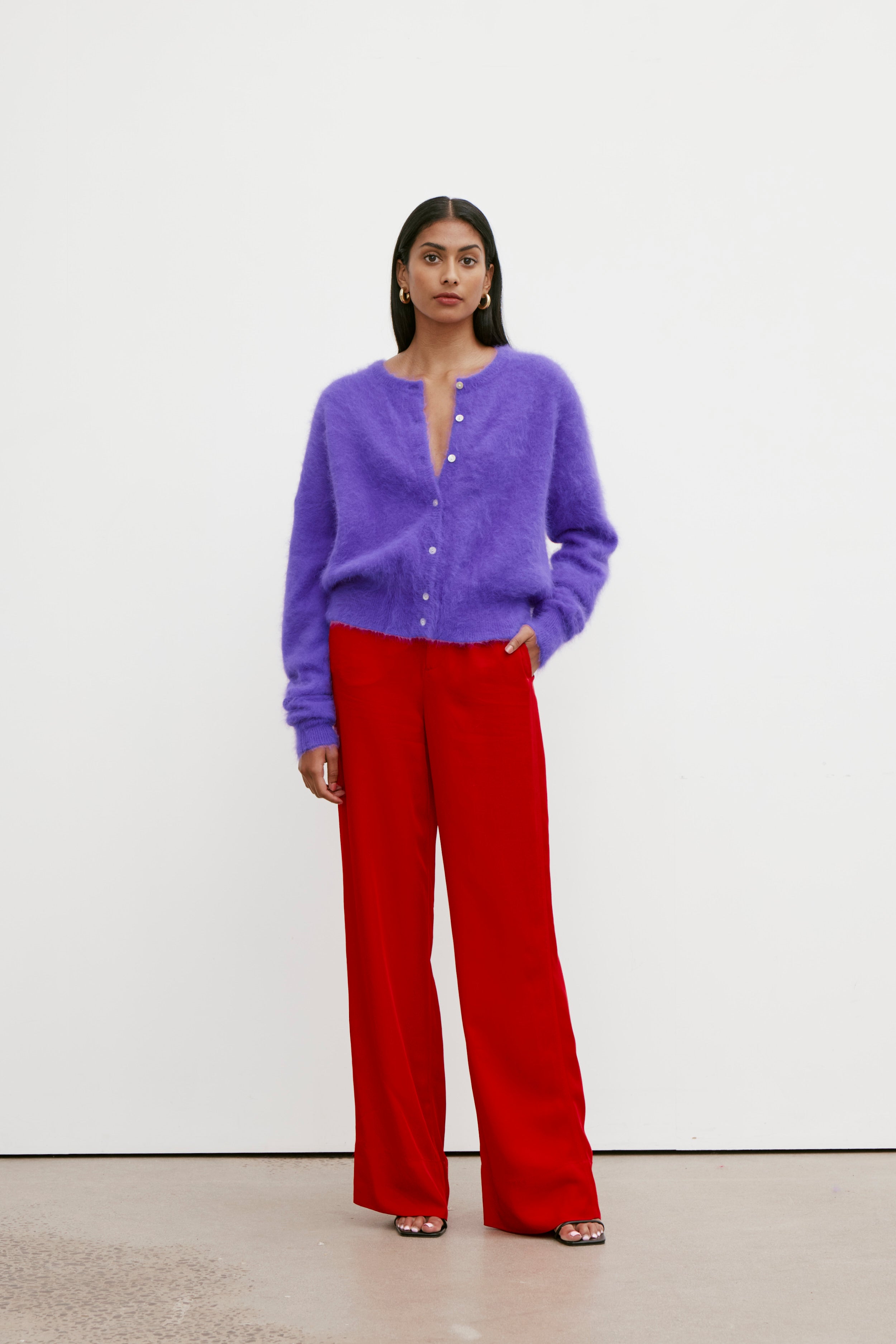 Frankie Cardigan - Purple