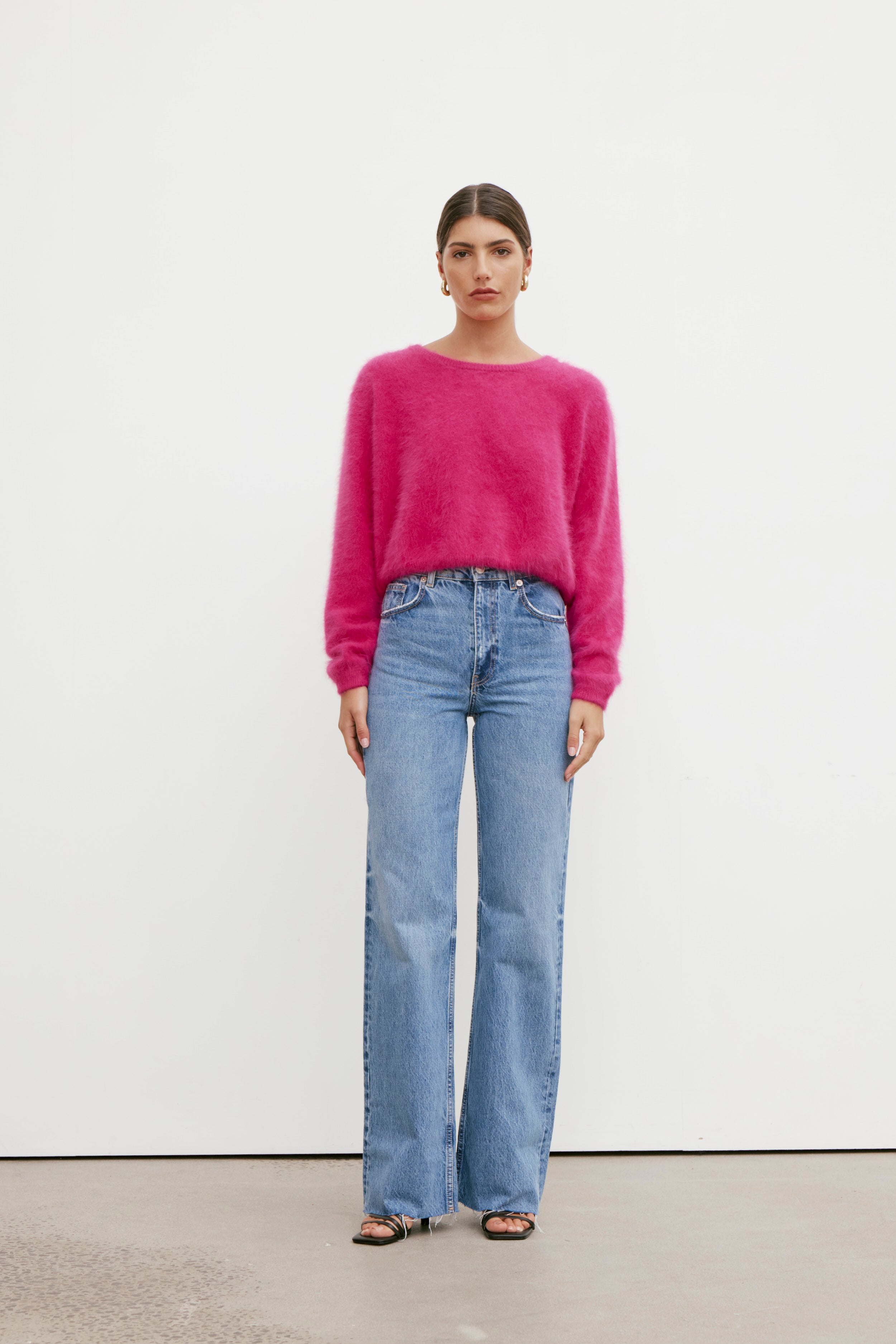 Stella Boat Neck - Magenta