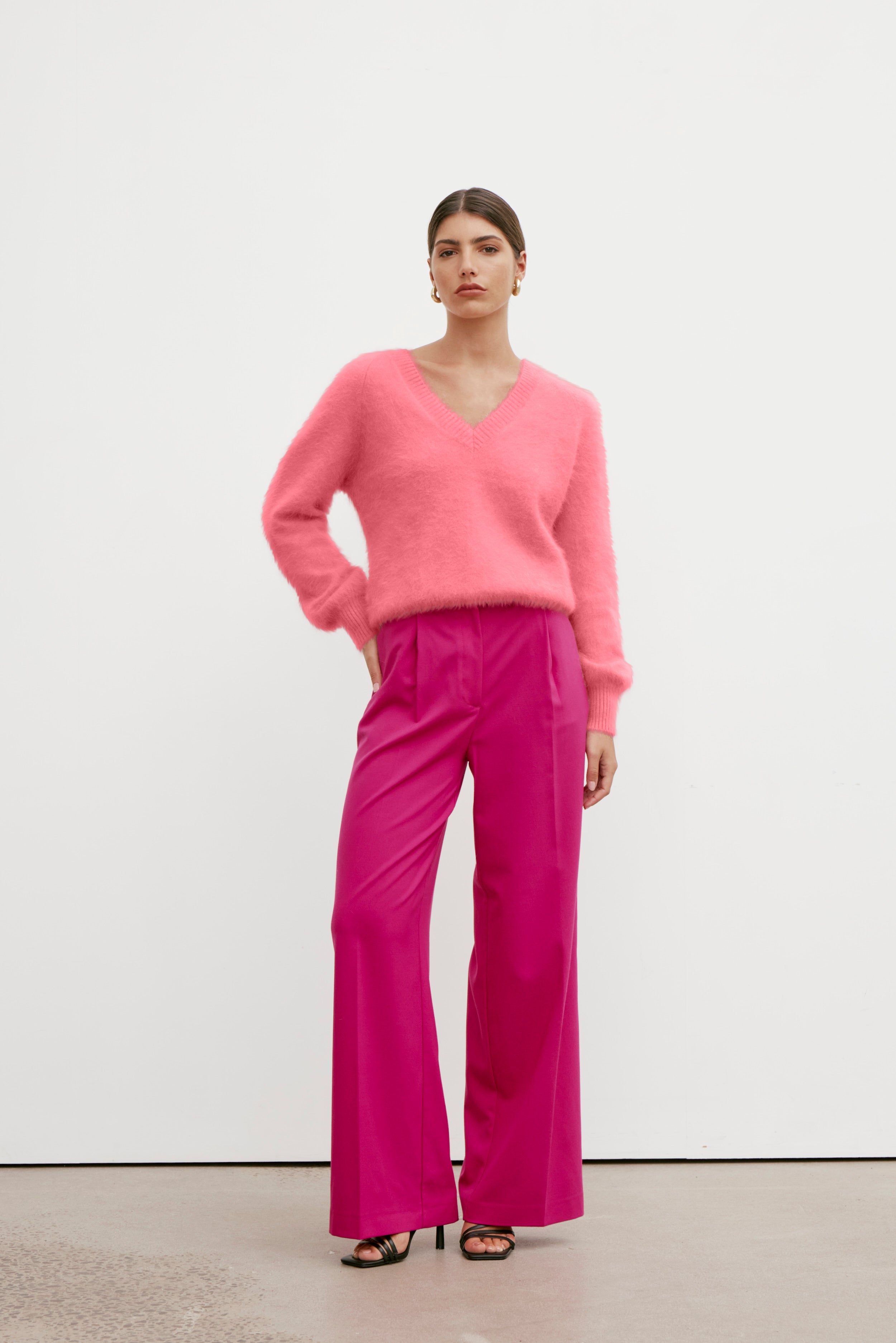 Isabella V Neck - Punch